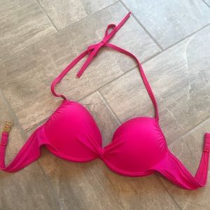 Victoria’s Secret Push Up Bikini Top 36B Magenta